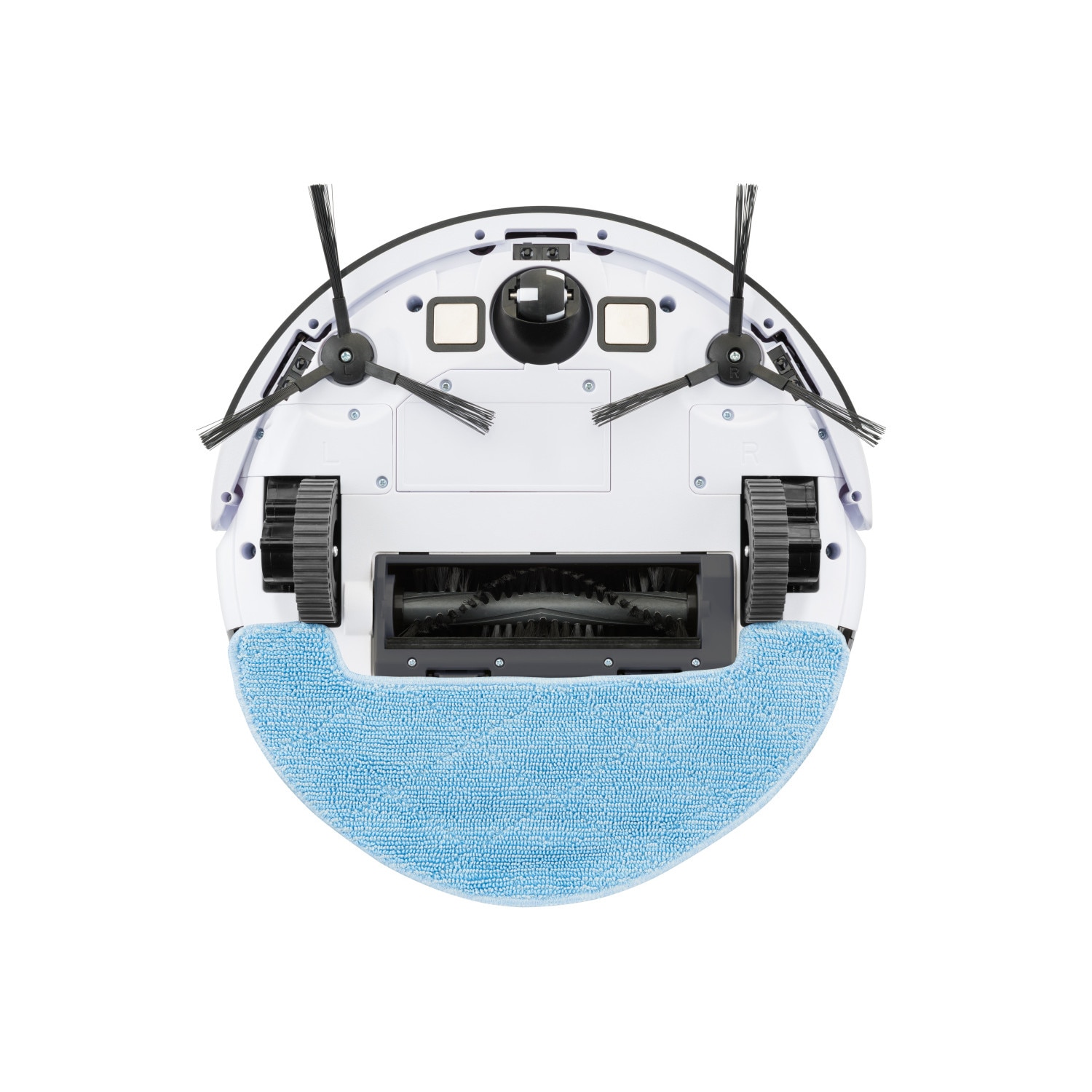 Robot aspirator cu mop ETA Aron 3512 90000, Wi-Fi, baterie Li-Ion 14.4 V, 300 ml, autoincarcare, navigare giroscopica, alb