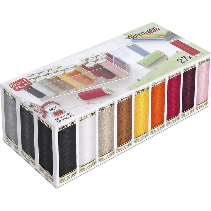 Set 27 papiote Gutermann Sew-all Box 27 Pack