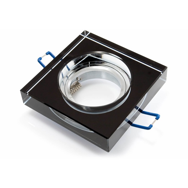 Spot LED cu halogen Koloreno, Sticla, 2cm, Negru