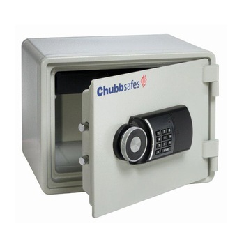 Seif business cu certificare antifoc, sistem electronic, model EX 15 EL CHUBB, 280x390x320 mm, alb Seif business cu certificare antifoc, sistem electronic, model EX 15 EL CHUBB, 280x390x320 mm, alb