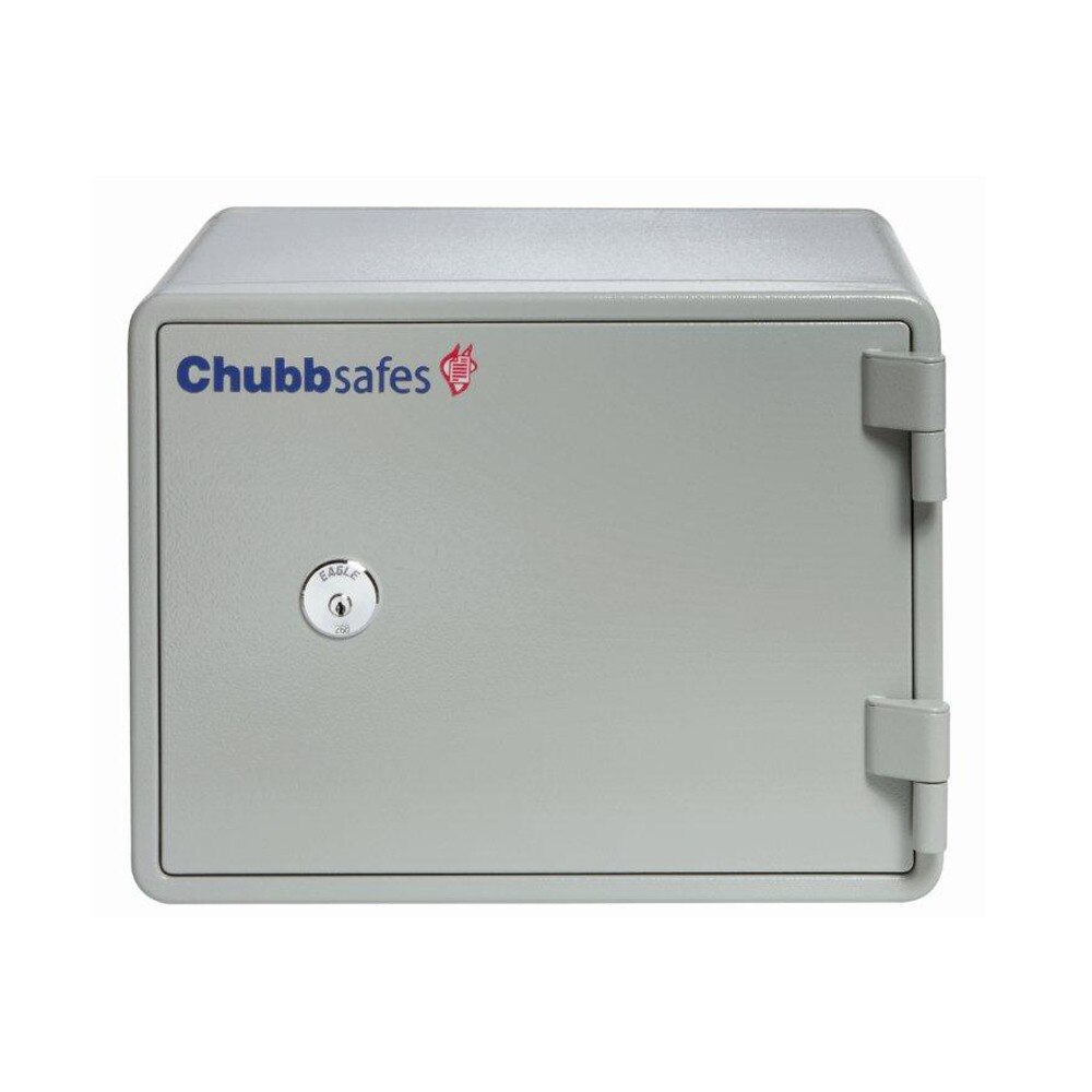 Seif business cu certificare antifoc, sistem mecanic, model EX 15 KL CHUBB, 280x390x320 mm, alb