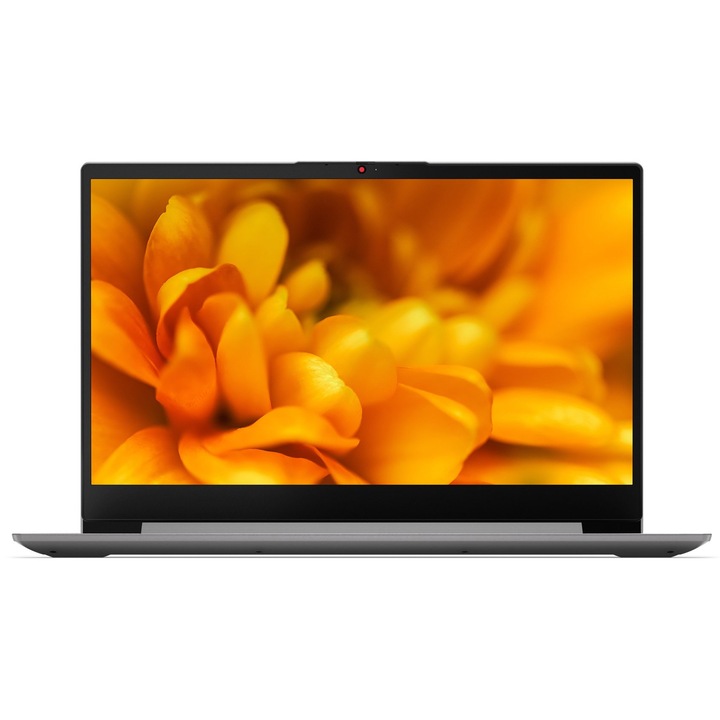 Лаптоп Lenovo IdeaPad 3 17ABA7 с AMD Ryzen 5 5625U (2.3/4.3GHz, 16MB), 16 GB, 512GB M.2 NVMe SSD, AMD Radeon RX Vega 7, Free DOS, Сив