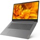 Лаптоп Lenovo IdeaPad 3 17ABA7 с AMD Ryzen 5 5625U (2.3/4.3GHz, 16MB), 16 GB, 512GB M.2 NVMe SSD, AMD Radeon RX Vega 7, Free DOS, Сив