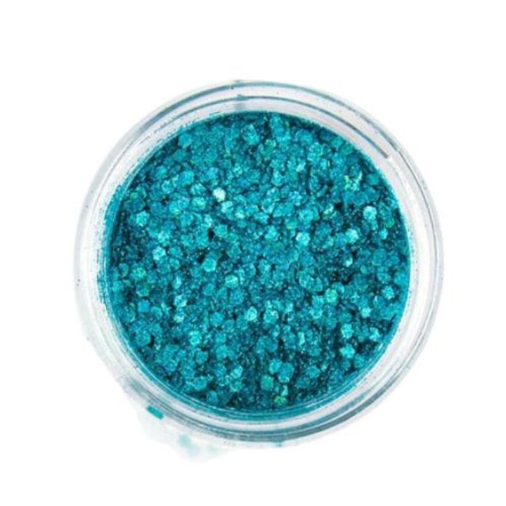 Allepaznokcie Nail Glitter, Sötét Türkiz