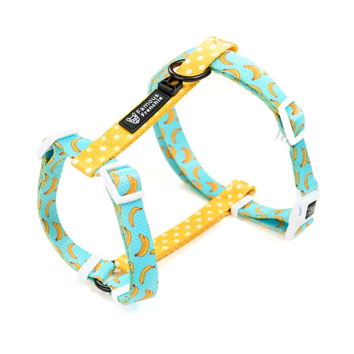 Ham pentru caini, ajustabil, Famous Frenchie, Banana Split, marime universala