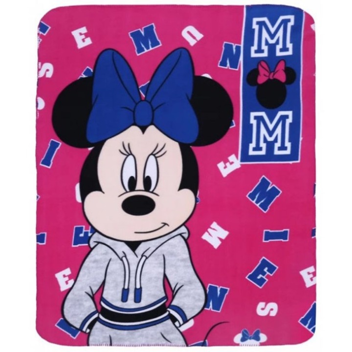 Поларено одеяло Disney Minnie Mouse, 120x140cm