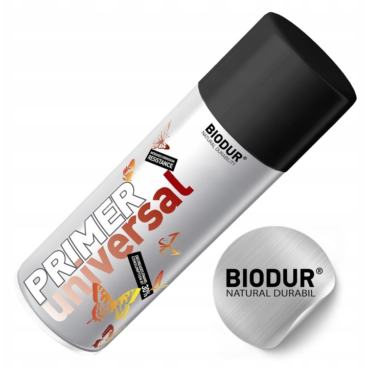 Set 12 Spray Vopsea, Biodur, Nemetalic, Uz General, 400 ml, Negru