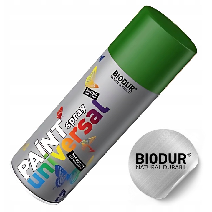Комплект 12 Спрей боя Biodur за обща употреба 400ml мъхесто зелено