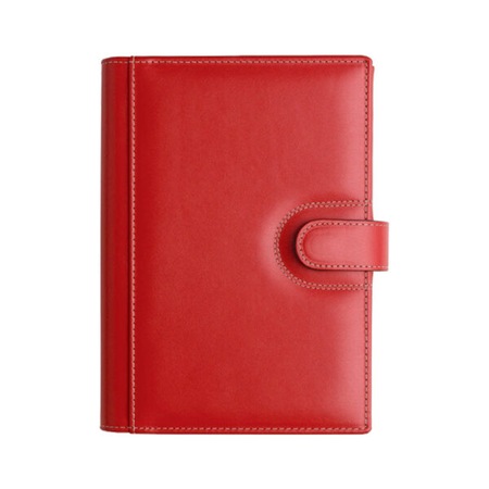 Agenda Filofax Classica A5 Rosso - Anno 2023, 23.7 X 21.6 Cm, Con Portapenne, Interno Bianco