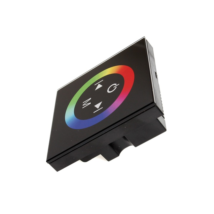 Стенен контролер Wall-1 за RGB LED ленти, черен