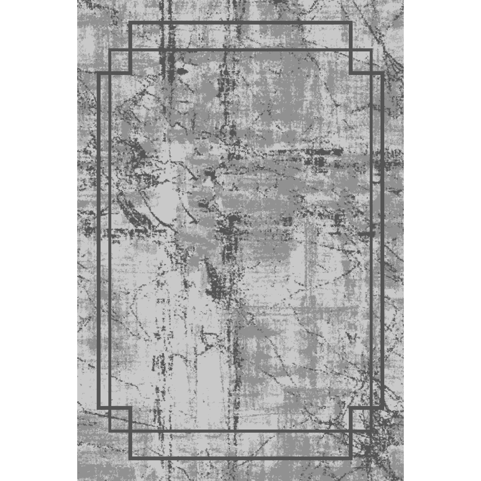 Килим Деко трейдинг Арда 502, Мокетен, Сив, 200х290 - eMAG.bg