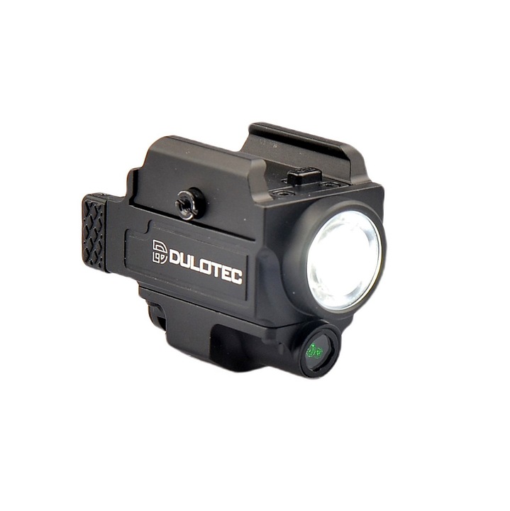 Фенер Dulotec G3, подцевен, лазерен целеуказател, зелен, пикатини