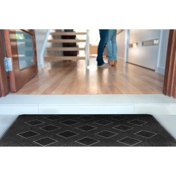 Covoras intrare cauciuc Vanora, 40x60cm, model romburi Covoras intrare cauciuc Vanora, 40x60cm, model romburi