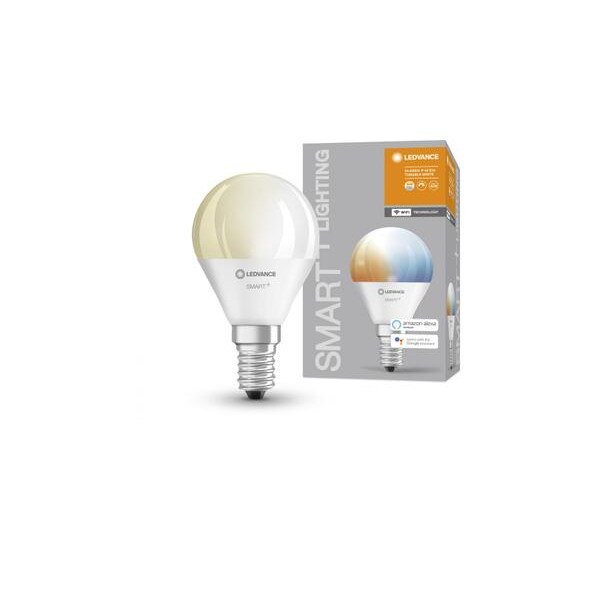 LEDVANCE smart+ mini-ball 40w/2700-6500 frosted e14 zigbee