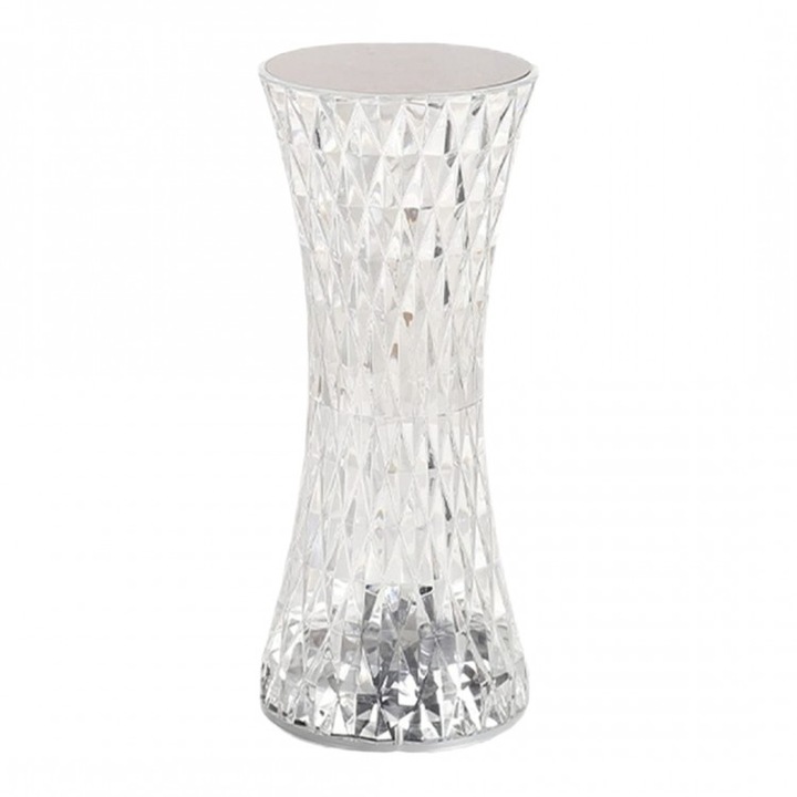 Lampa de masa decorativa cu LED "Crystal" Touch Design, Q-TL151, Andowl, culoare cristal