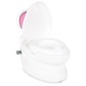 Olita educationala muzicala Pilsan Elefantel cu baza antialunecare, suport hartie igienica si vas colectare detasabil, design ergonomic, cutie muzicala iluminata cu efect de sunet sifon