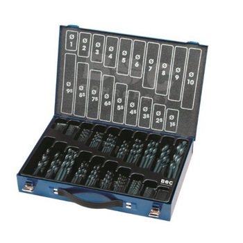 Trusa burghie metal Bohrcraft, HSS 1-10, 170 piese Trusa burghie metal Bohrcraft, HSS 1-10, 170 piese