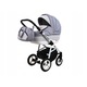 Carucior de Copii BabyLux ALUWAY, 2in1, Adanc Reversibil, Cadru Aluminiu, Culoare Silver