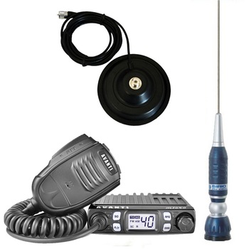 Kit statie radio CB Avanti Micro *PRO-version* + antena radio Sirio Turbo 1000 + Baza magnetica Kit statie radio CB Avanti Micro *PRO-version* + antena radio Sirio Turbo 1000 + Baza magnetica