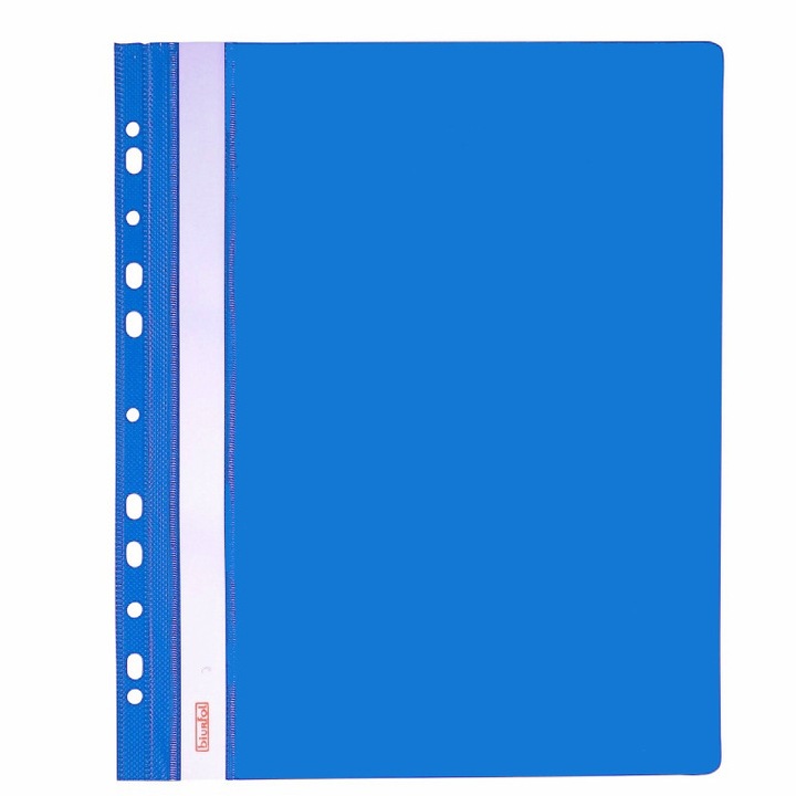 Biurfol PVC папка със светлосини мултиперфорации BF-SH01-03