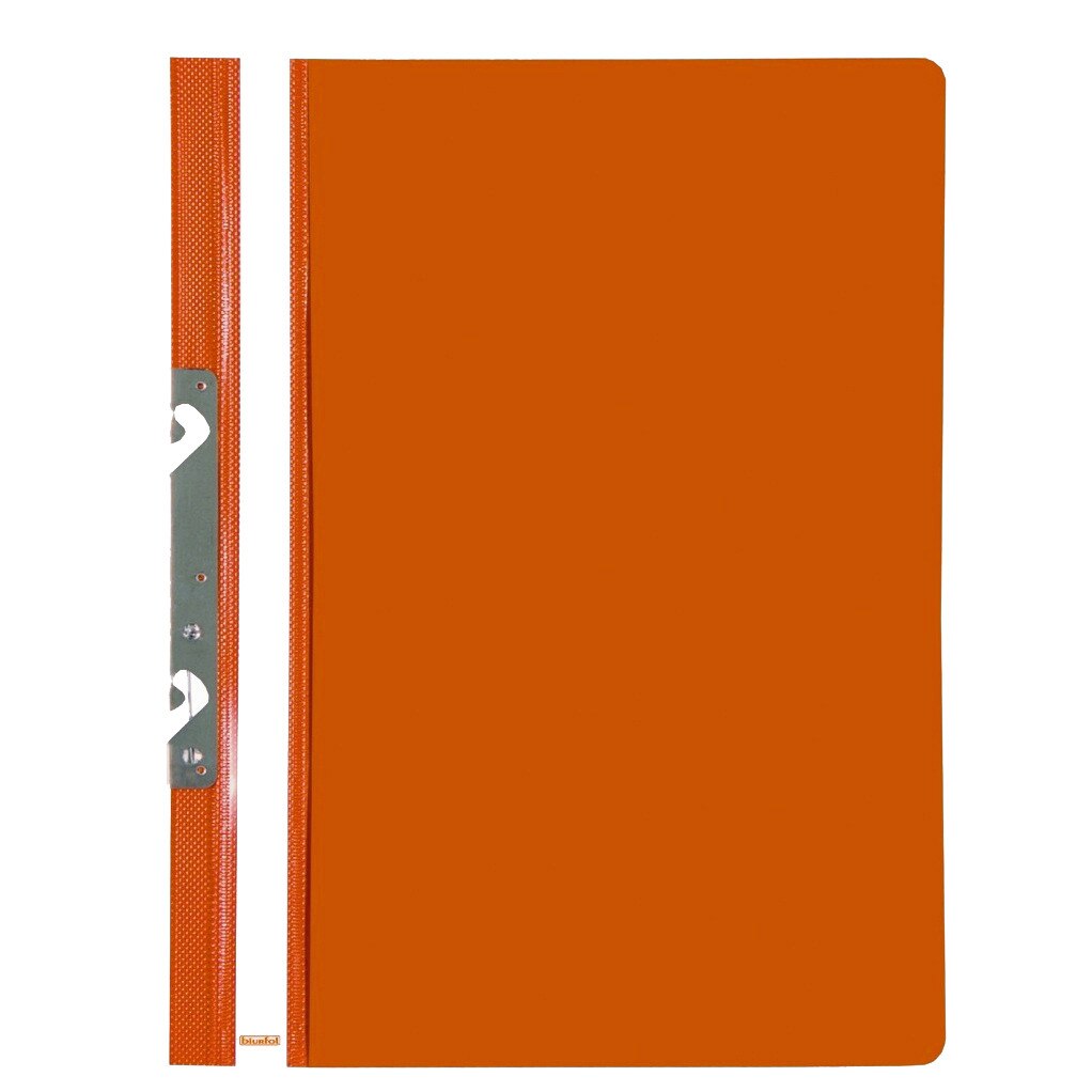 Dosar PVC Biurfol cu sistem de incopciere orange BF-ST10-08