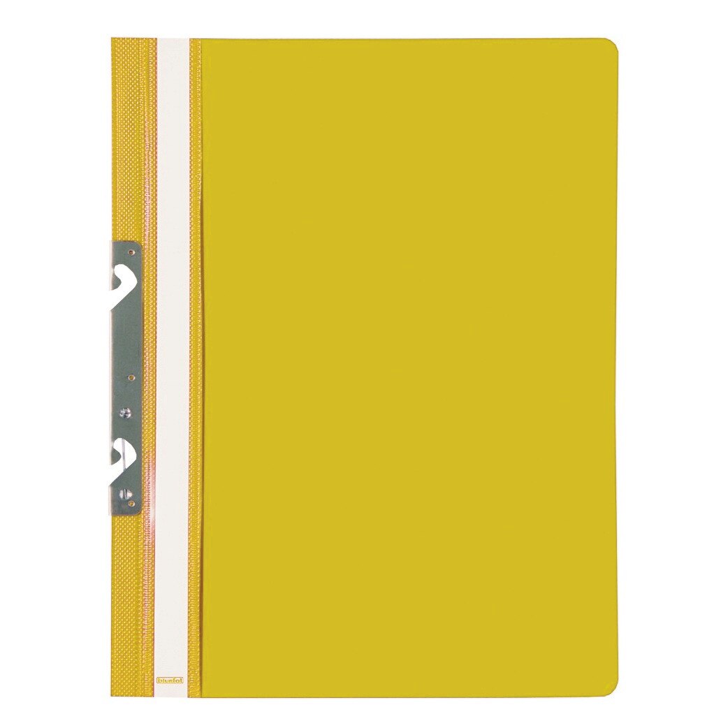 Dosar PVC Biurfol cu sistem de incopciere galben BF-ST10-04