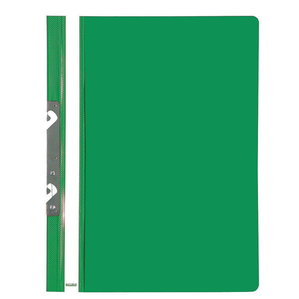 Dosar PVC Biurfol cu sistem de incopciere verde BF-ST10-02