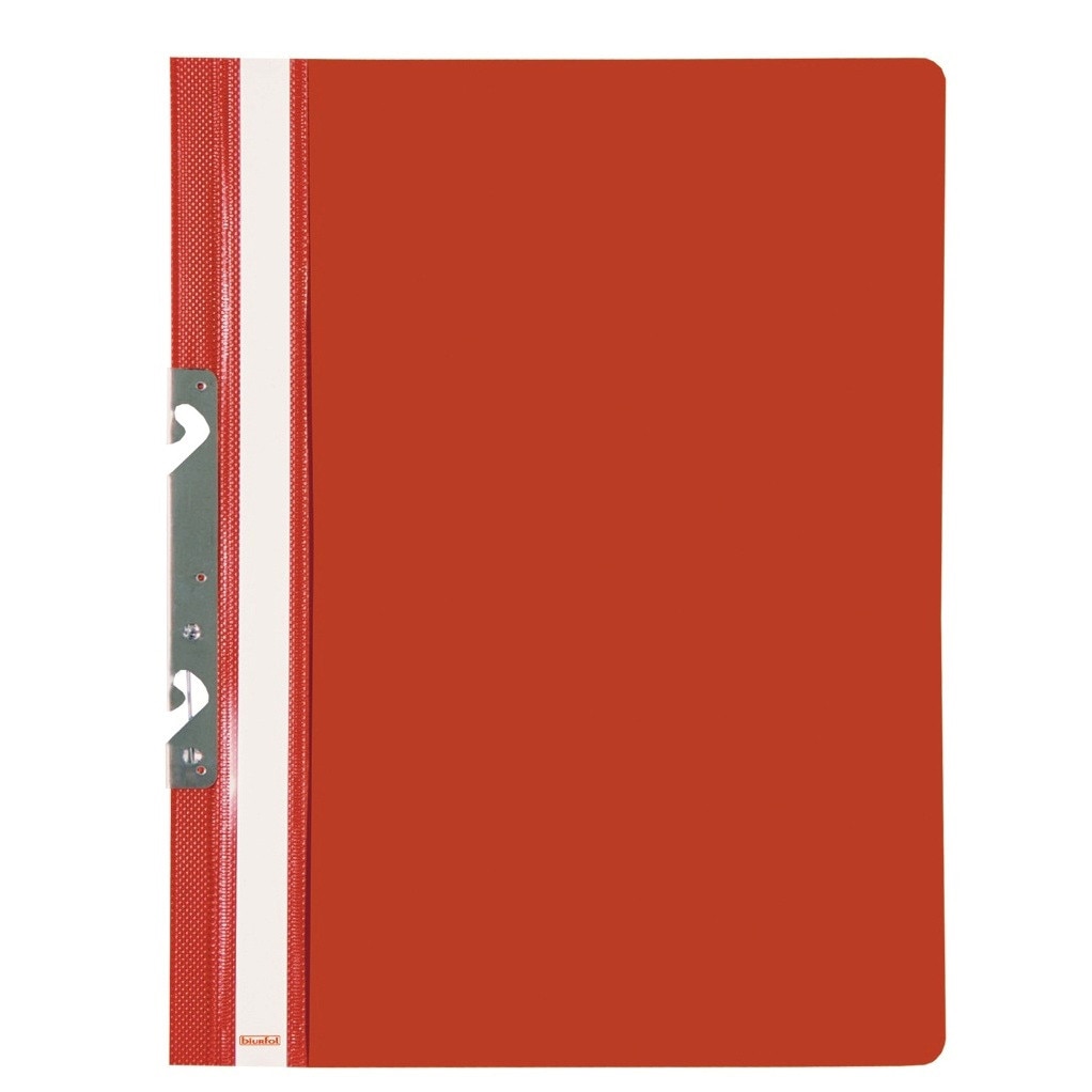 Dosar PVC Biurfol cu sistem de incopciere rosu BF-ST10-01