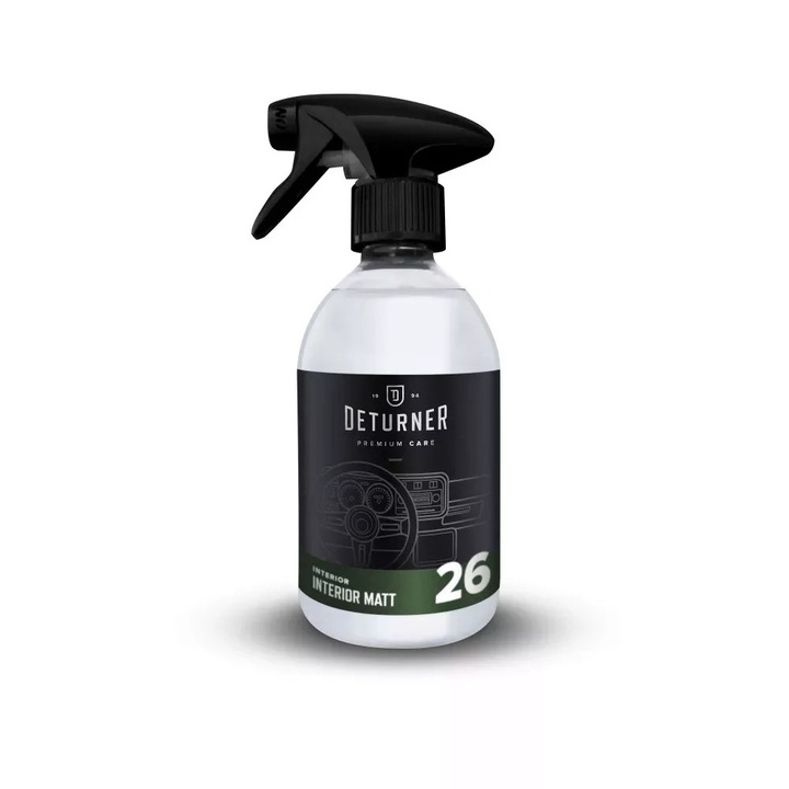 Deturner Interior MAT - Dressing Mat pentru Plastic Interior cu Protectie UV si Efect Antistatic - 500 ml