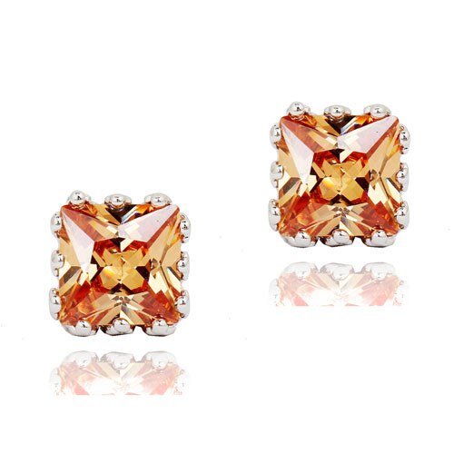 Cercei Amber Crystal Square