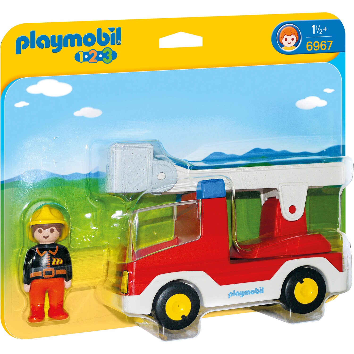 Playmobil 1.2.3 - Camion cu pompier