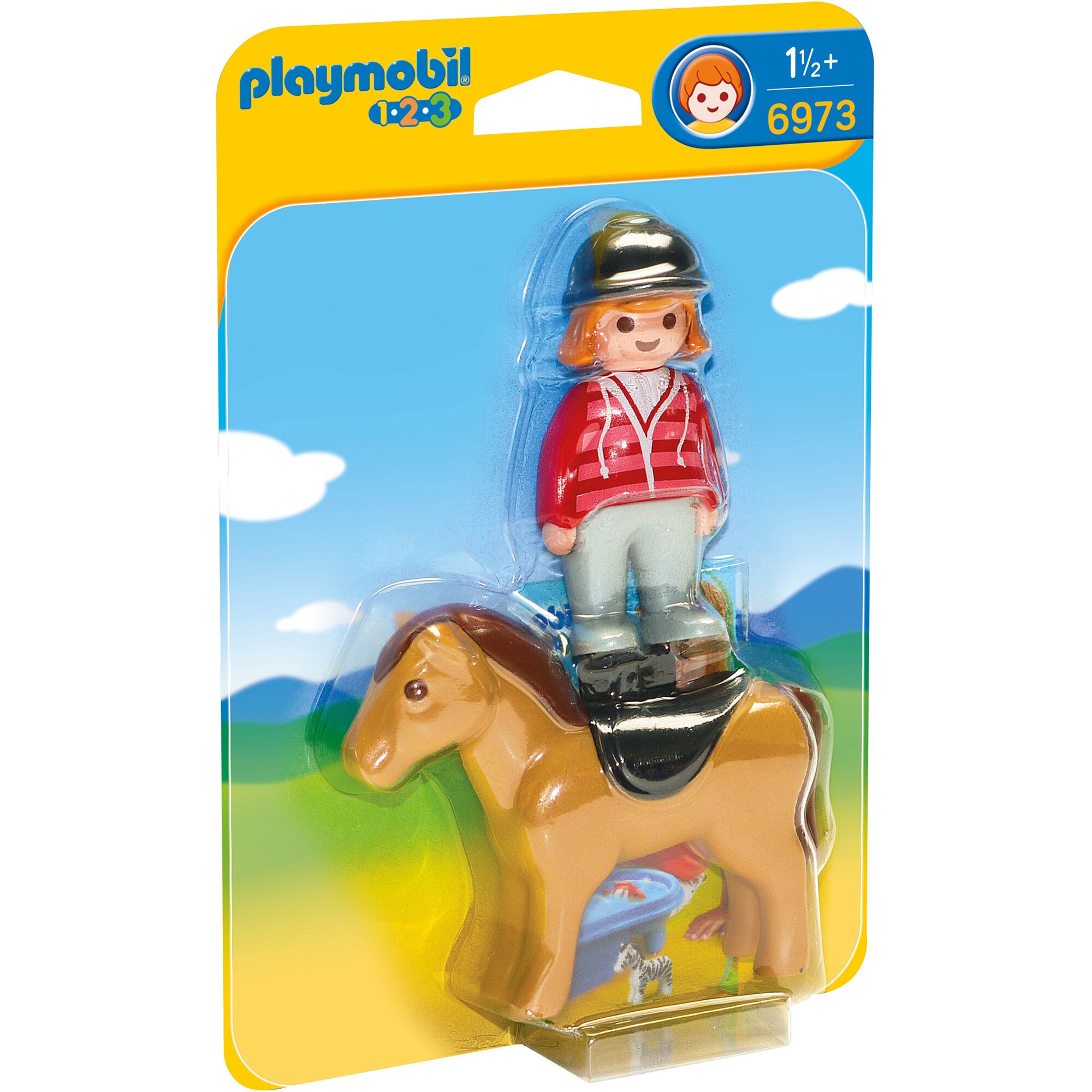 Playmobil 1.2.3 - Femeie cu calut