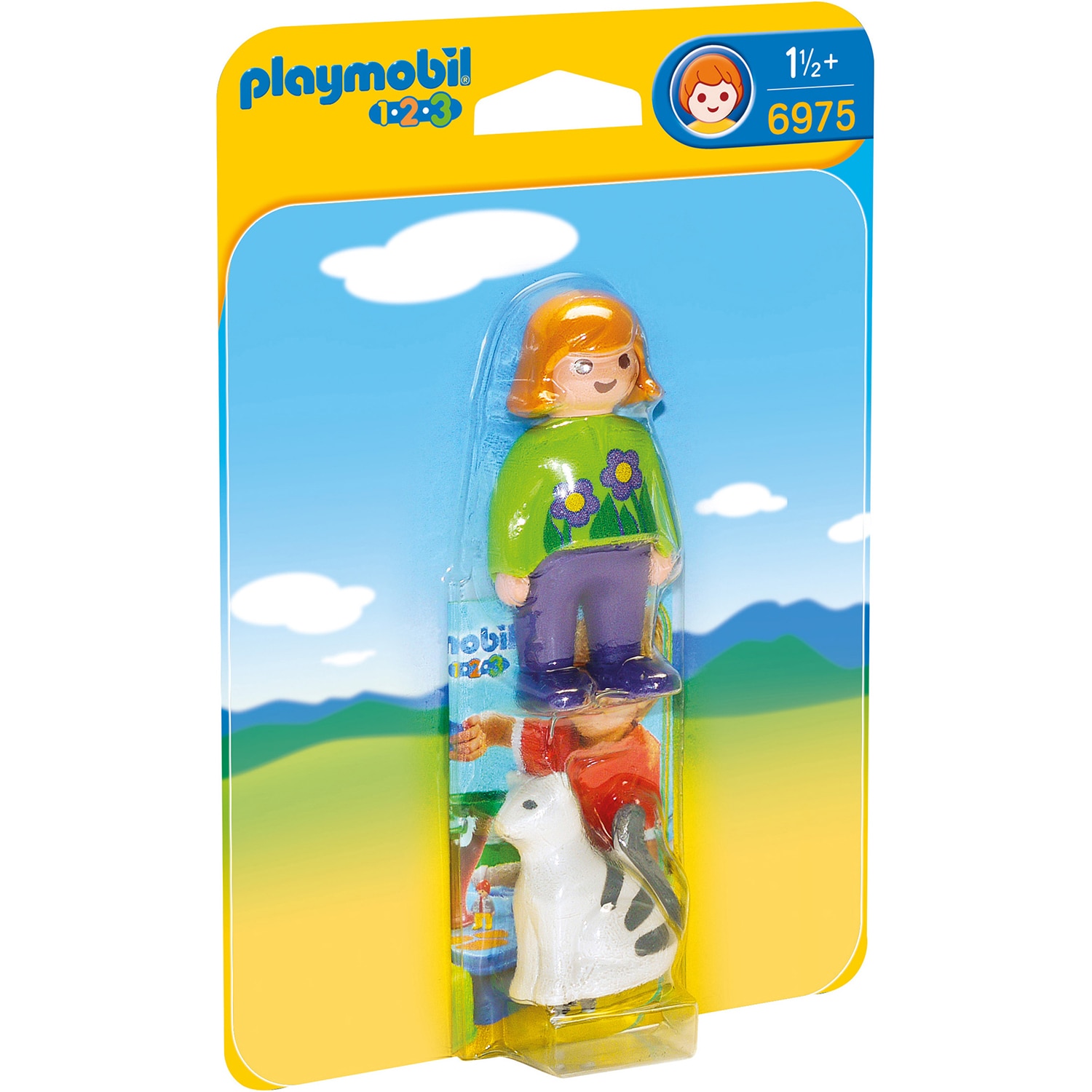 Playmobil 1.2.3 - Femeie cu pisicuta