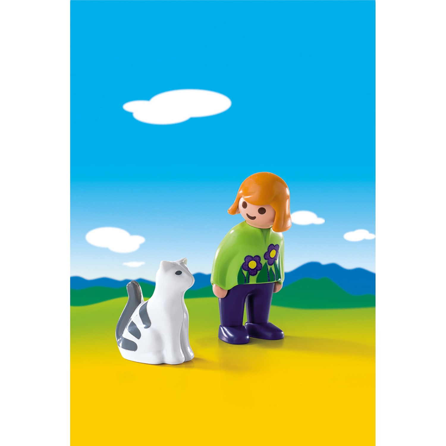 Playmobil 1.2.3 - Femeie cu pisicuta