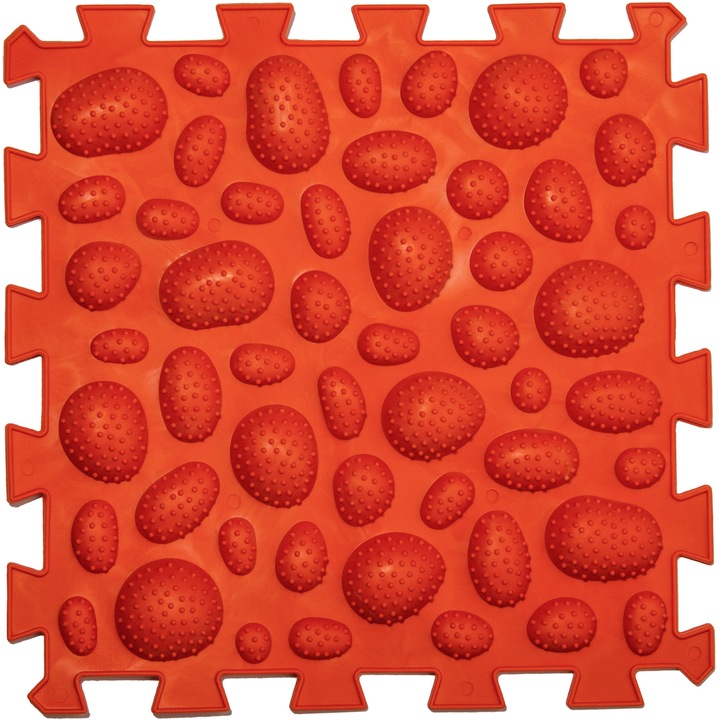 Covoras ortopedic pentru masaj Puzzle "Mix" 6 elemente