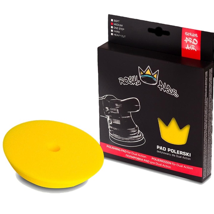 Диск лак, Royal Pads, 150 мм, Жълт