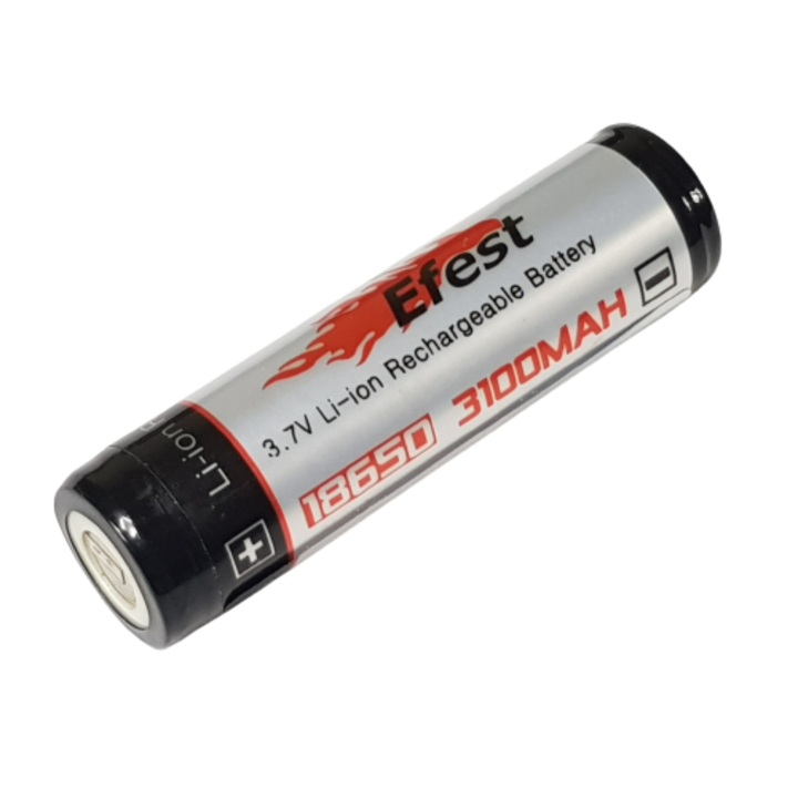 Efest akkumulátor PCB 3.7V 18650 3100mah lapos felsővel