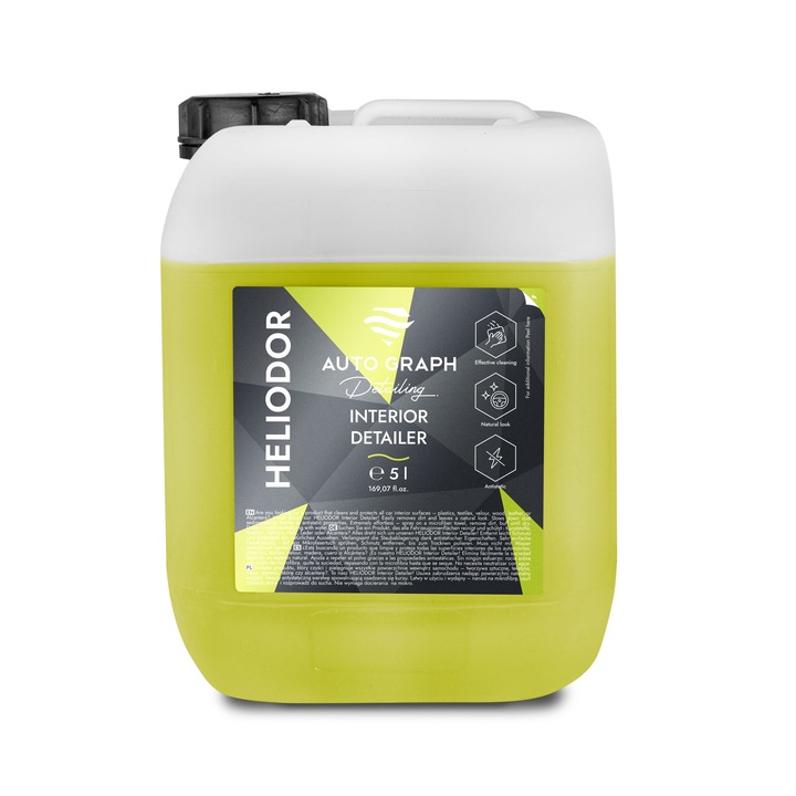 Solutie Detailing Interior Auto, Auto Graph, Heliodor Interior Detailer, 5L
