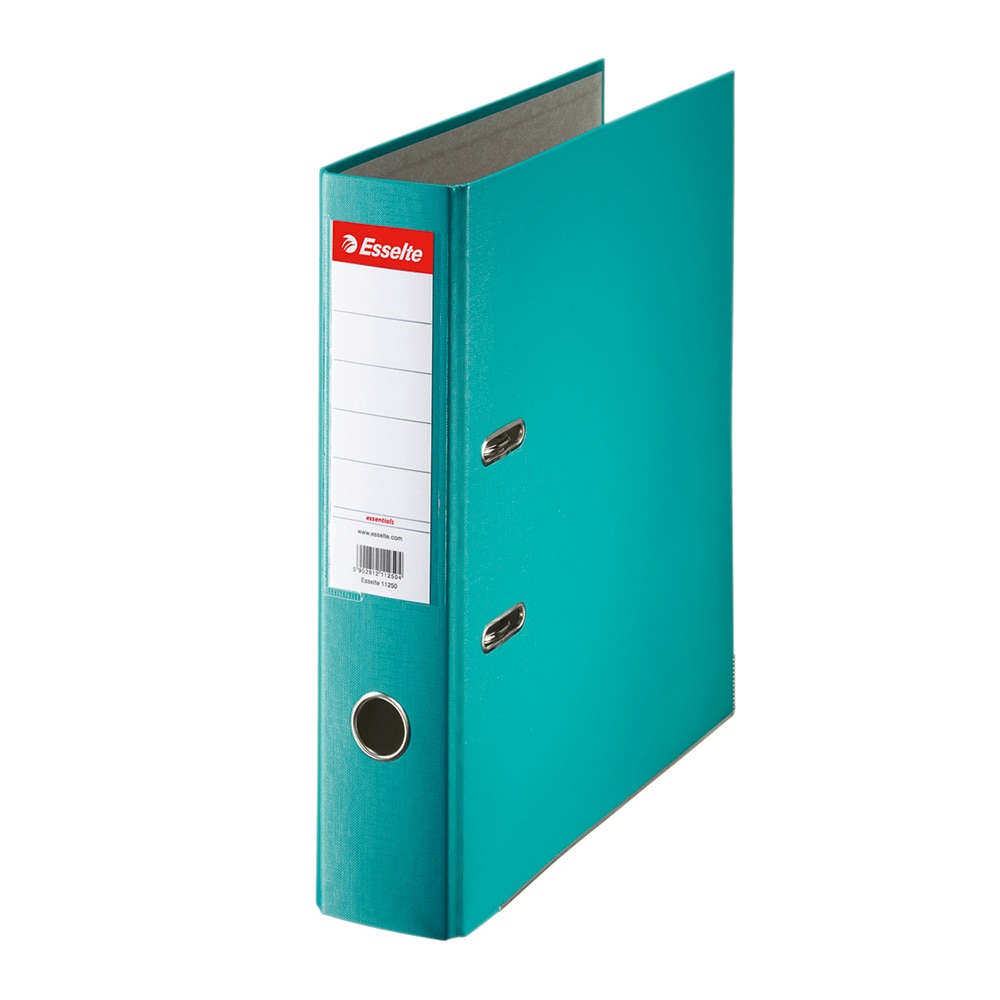 Biblioraft, Esselte, economy, PP exterior, carton interior, turcoaz, A4, 318 x 285 mm