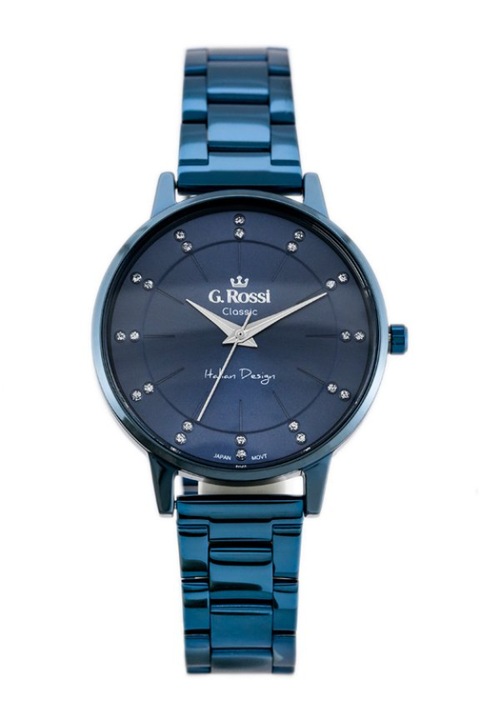 Женски часовник, G. Rossi, метален, кварцов, баластров цвет