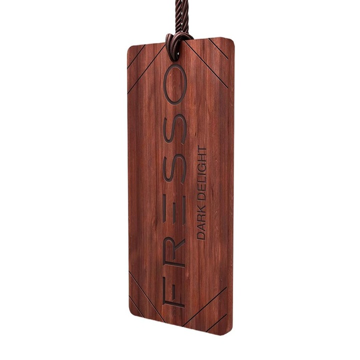 Odorizant auto Dark Delight, Fresso, Lemn, 0.1 kg, Maro