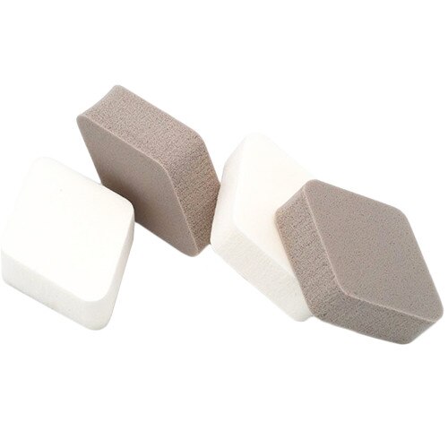 Burete pentru machiaj Romb, 4 bucati BASICARE