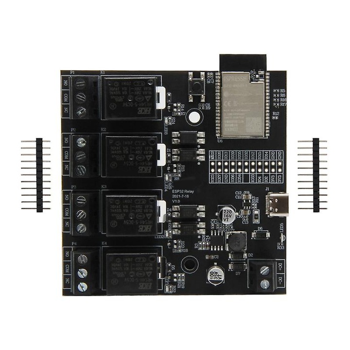 Модул, 4 релеен, Lilygo T-Relay ESP32