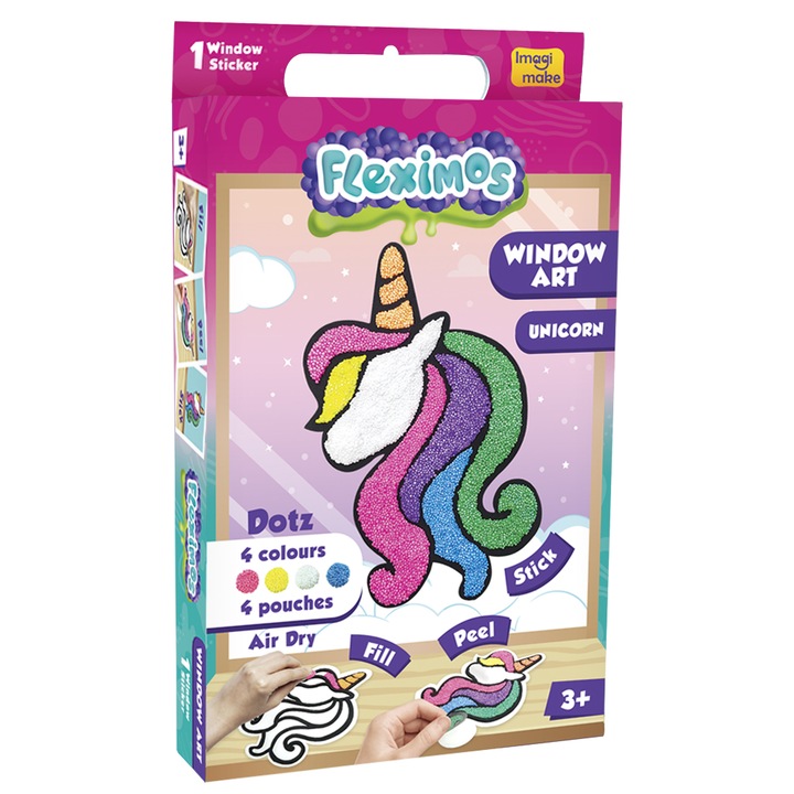Set Creativ Stickere pentru Fereastra - Unicorn