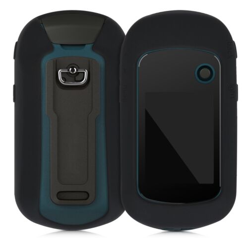 Kwmobile Étui Silicone Compatible Garmin ETrex 22x / 32x - Housse De Protection Robuste Pour GPS Randonnée - Noir