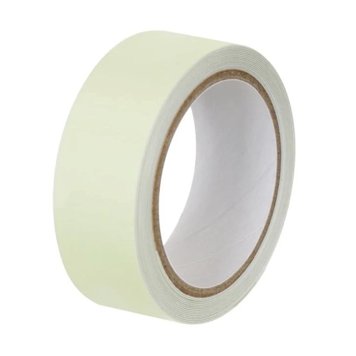 Rola Banda Adeziva Fosforescenta cu Iluminare la Intuneric, 200 x 1.8 cm, Verde Neon, JMB-BBL6793