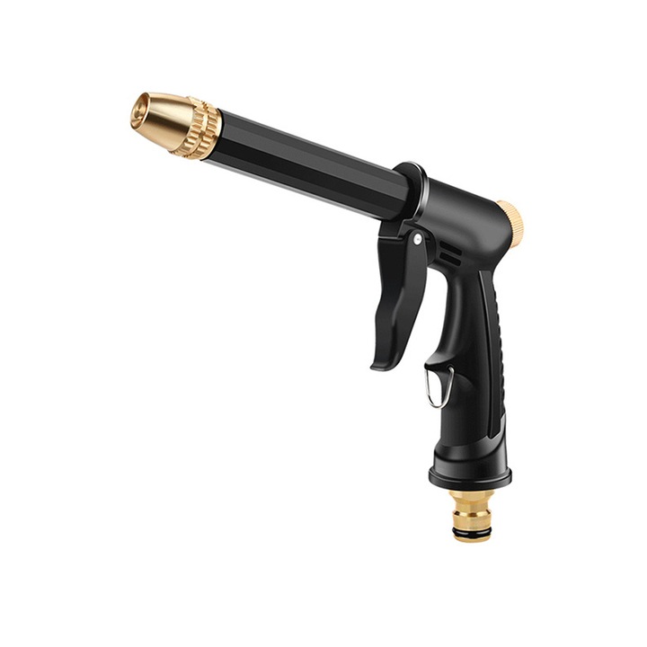 Многофункционален воден пистолет, GOGOU, 19x18см, черен