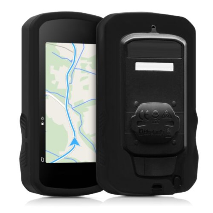 Bryton Rider 750 GPS védőtok, Kwmobile, Fekete, szilikon, 54125.01