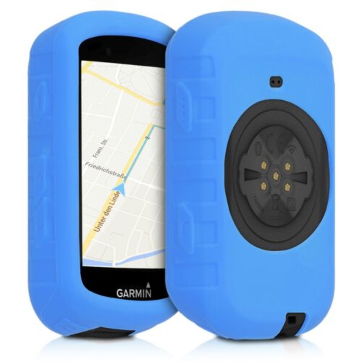 Védőtok Garmin Edge 530 GPS-hez, Kwmobile, kék, szilikon, 49315.04