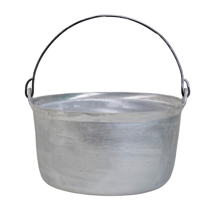 Ceaun tuci aluminiu alimentar, capacitate 20L, fund drept / EXT 8055_1